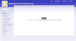Desktop Screenshot of kairos.laetusinpraesens.org