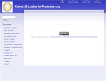 Tablet Screenshot of kairos.laetusinpraesens.org
